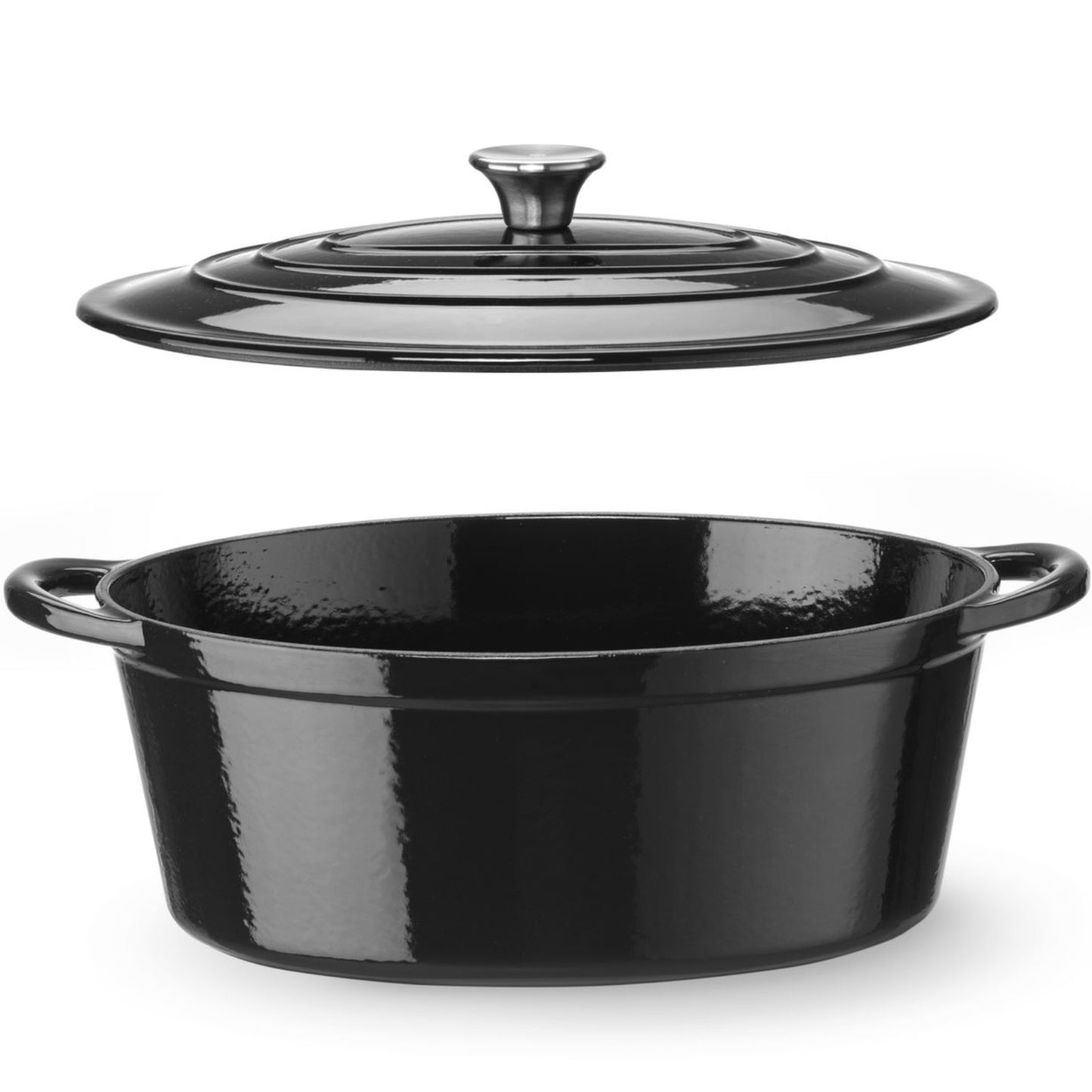 Hendi Enameled oval cast iron pot 6.88 l 405x255x134 mm – image 2