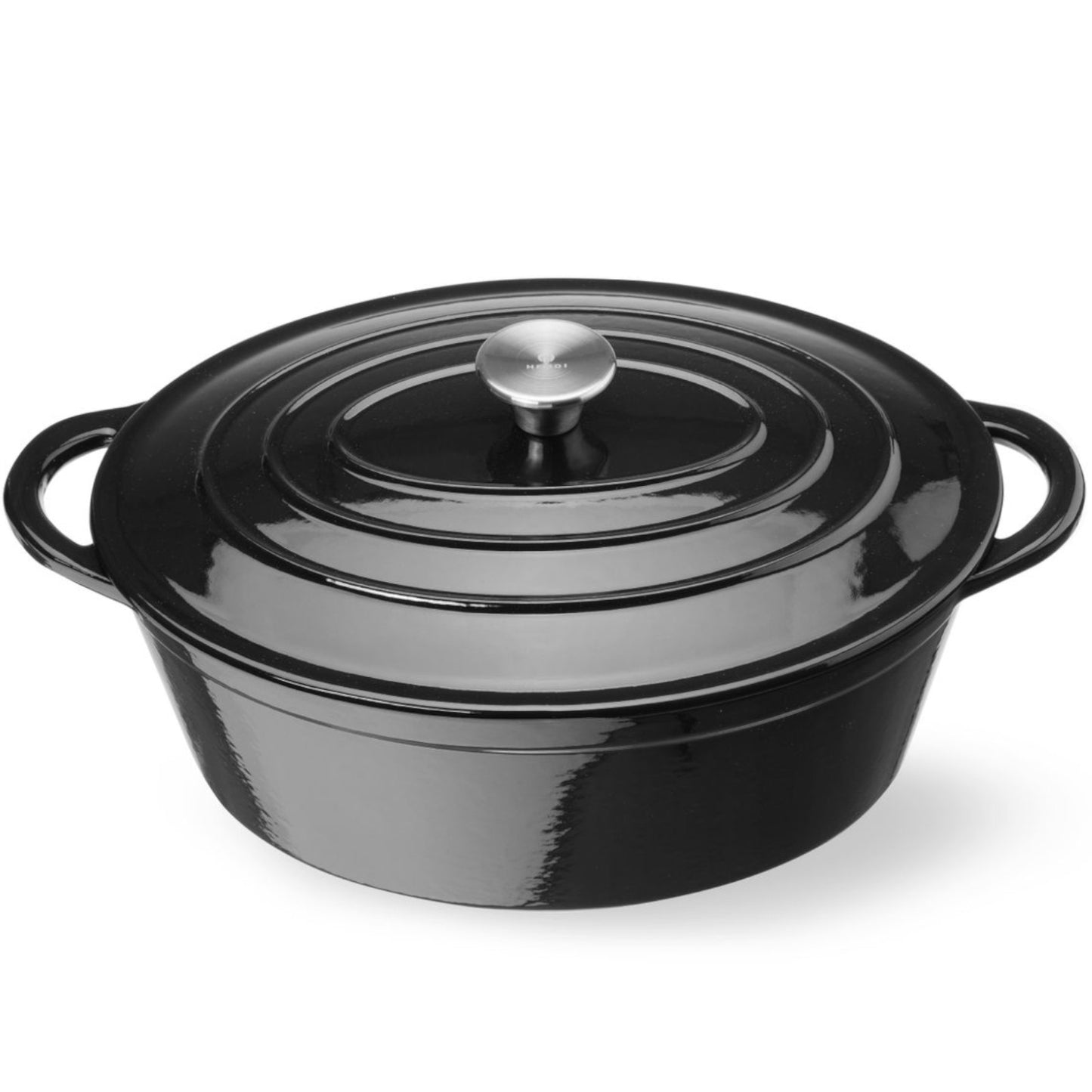 Hendi Enameled oval cast iron pot 6.88 l 405x255x134 mm – image 4
