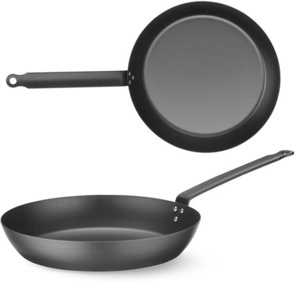 Hendi Frying pan for all types of cookers, made of carbon steel. 204mm