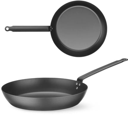 Hendi Frying pan for all types of cookers, made of carbon steel. 264 mm