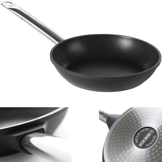 Induction pan Profi Line with aluminium casting coated with titanium. 240 mm - Hendi 629154