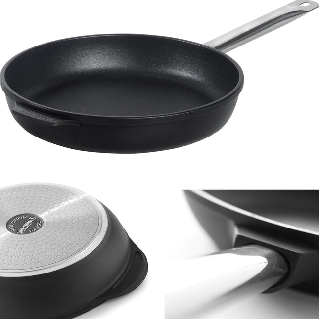 Hendi Profi Line induction pan with aluminium casting coated with titanium. Wed. 320 mm