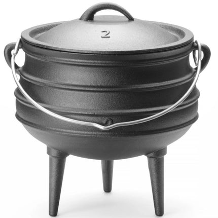 Hendi Cast iron cauldron, hunting pot over the fire for soups and stews. 245 x 280 mm 6 l – image 3