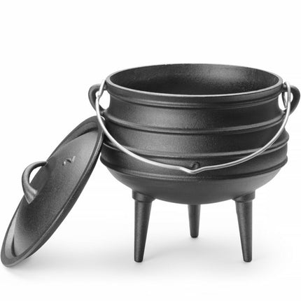 Hendi Cast iron cauldron, hunting pot over the fire for soups and stews. 245 x 280 mm 6 l – image 4