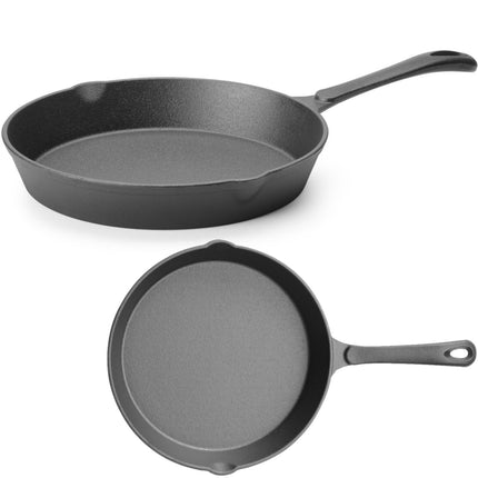Hendi Universal cast iron frying pan, diameter 250mm x 40mm
