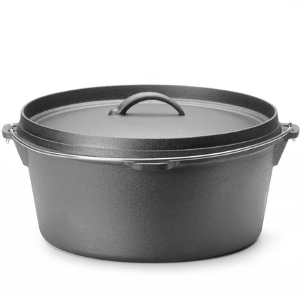 Hendi Cast iron cauldron, hunting pot over the fire for soups and stews. 245 x 280 mm 6 l – image 7