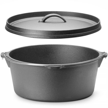 Hendi Cast iron cauldron, hunting pot over the fire for soups and stews. 245 x 280 mm 6 l – image 8