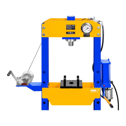 MSW Hydraulic-pneumatic workshop press 30T 666 bar MSW WP-30T-P – image 4