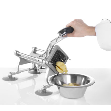 Hand slicer for potato fries with 4 blades - Hendi 630402