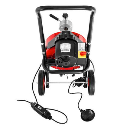 Spiral pusher for electric tubes 390W 23m MMW-DRAIN CLEAN 23E + heads