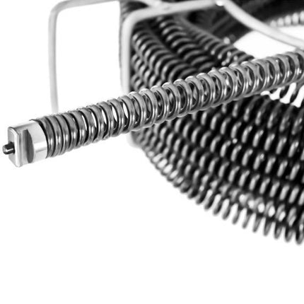 Spiral spring pusher for hydraulic pipe 6 x 2.45 m wed. 16 mm Set