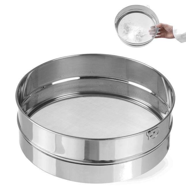 Hendi Bakery sieve thick for screening flour wed. 247mm steel