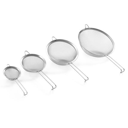 Thick sieve kitchen sieve steel stainless steel for wiping wed 150mm - Hendi 638507
