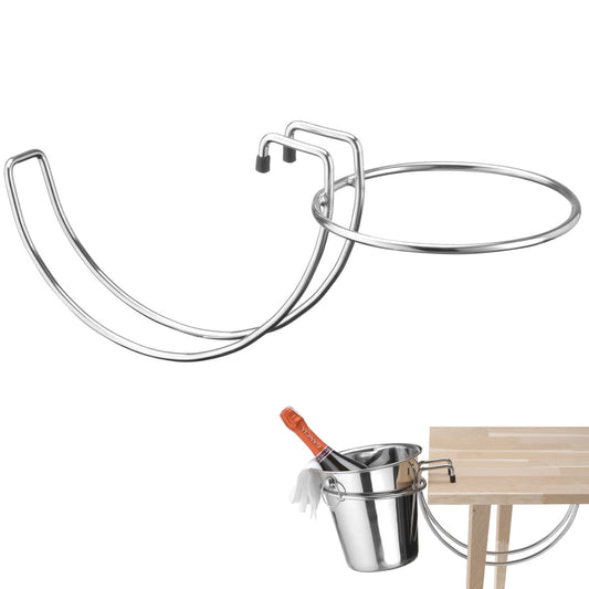 Bar Up Champagne bucket stand attached to the countertop, STEEL diameter. 194x193 mm