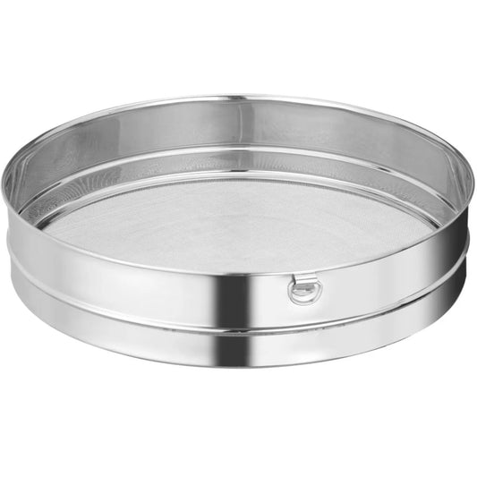 Hendi Dense steel sieve for sifting flour. 358 x 76 mm