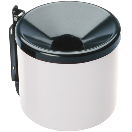 Wall ashtray self-extinct inside and outside white wed 9cm