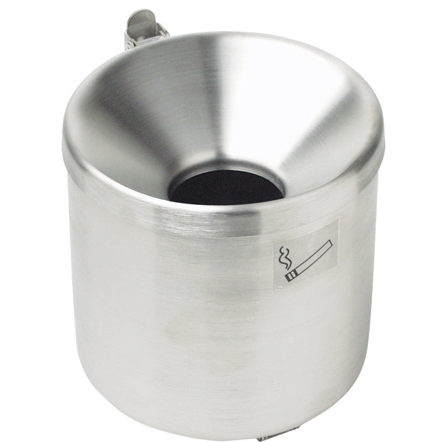 MEVA Wall ashtray self-extinguishing inside and outside of stainless steel 9cm