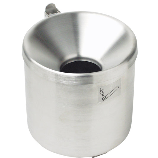 MEVA Wall ashtray self-extinguishing inside and outside of stainless steel 9cm