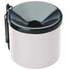 Wall ashtray self-destroying inside and outside white wed 15cm