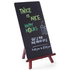 MENU advertising board standing on the easel for restaurant 220x360mm - Hendi 664070