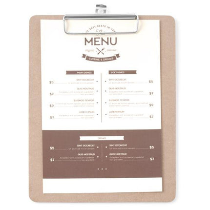 Hendi Board pad under menu card with clipboard 185x245 mm – image 2