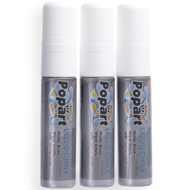 Markers for the plate end 15mm white 3pcs. - Hendi 664223