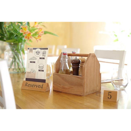 Hendi Organizer table container for spice wooden cutlery with handle – image 3