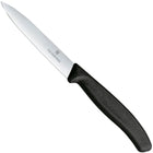 Victorinox Smooth vegetable knife, length 100/212 mm - black