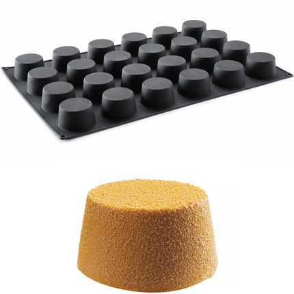 Hendi Silicone mold for pralines, mousses, baked goods, 570 x 375 mm - muffins