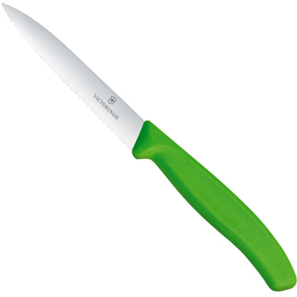 Victorinox Serrated vegetable knife, length 100/212 mm - green