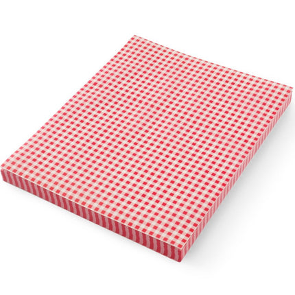 Hendi Parchment paper for French fries snacks 25x35 cm, grid pattern - 500 pcs.