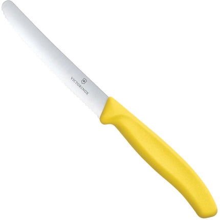 Victorinox Serrated tomato knife with a rounded tip, length 110/219 mm - yellow