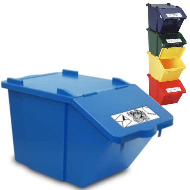 MEVA Bunker waste sorting container - blue 45L