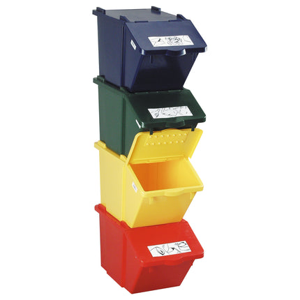 Bunk waste sorting container - green 45L