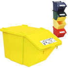Shop bin - yellow 45L