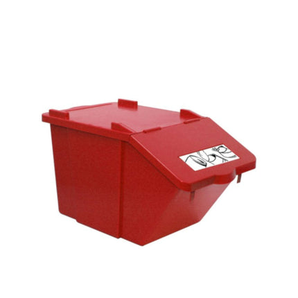 Slipper waste sorting container - red 45L