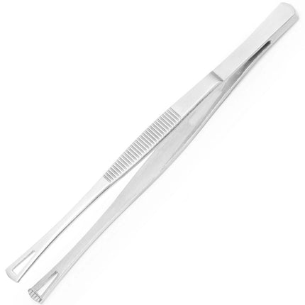 Hendi Kitchen tweezers with square tips and holes 145 mm
