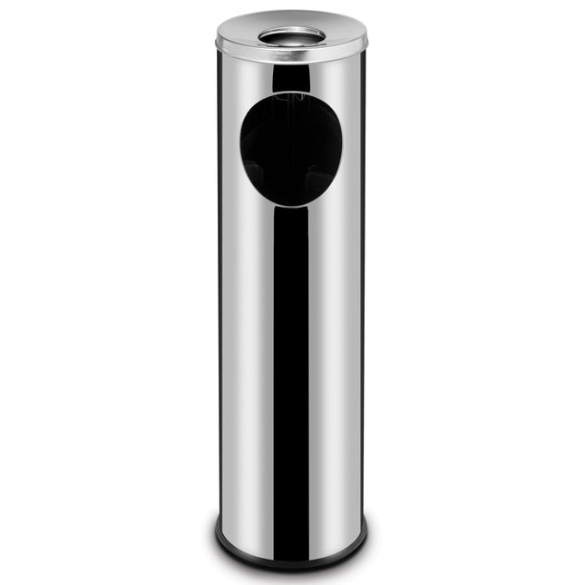 Hendi Steel ashtray integrated with 15L waste bin