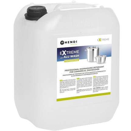 Liquid for washing aluminum dishes in gastronomy dishwashers 20L - Hendi 699317