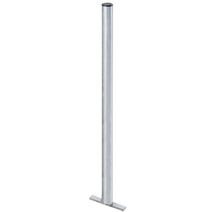 Steel post galvanized to street trash basket 60x1200mm