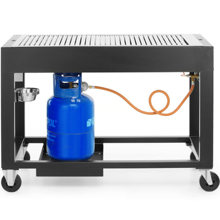 Mobile gas grill Inferno grating 110 x 50cm 10kW - Hendi 700044
