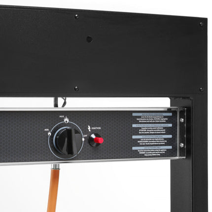 Mobile gas grill Inferno grating 110 x 50cm 10kW - Hendi 700044