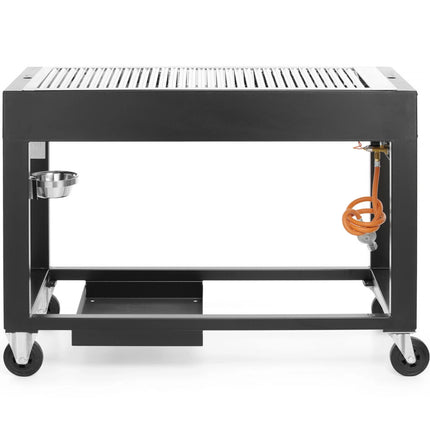 Mobile gas grill Inferno grating 110 x 50cm 10kW - Hendi 700044