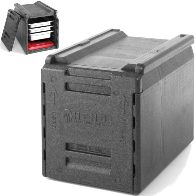 Hendi Heat insulation container catering thermos for food transport PP GN1/1 66L
