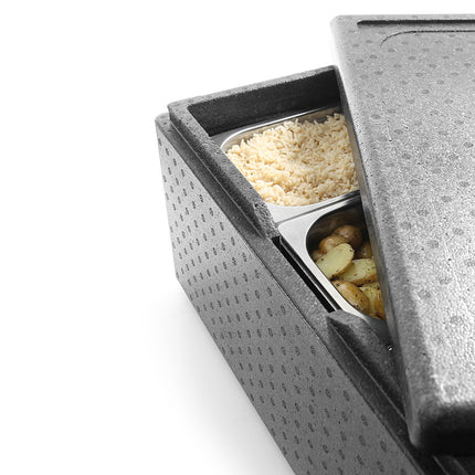 Heatproofing container catering thermos for food transport EEP GN1/1 46L - Hendi 707968