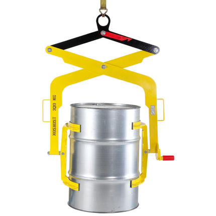 Lift holder for safe lifting and handling of 200L barrels