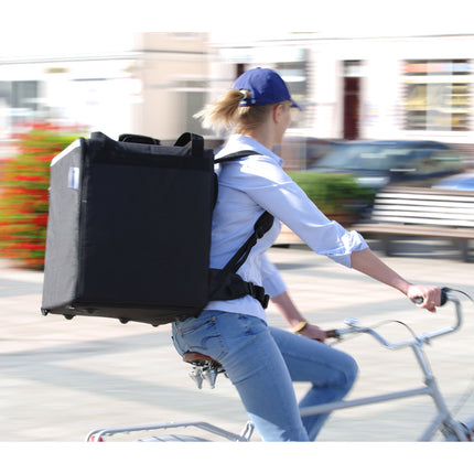 Hendi Backpack thermal delivery bag for transport 10 waterproof pizza-boxes 72 l – image 11