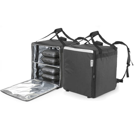 Hendi Backpack thermal delivery bag for transport 10 waterproof pizza-boxes 72 l – image 10