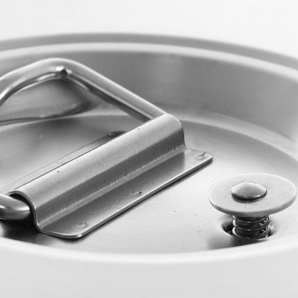 Heat container steel thermos with tap for food transport 10L - Hendi 710128