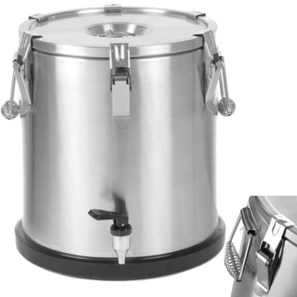 Container thermal steel thermos with food transport tap 20L - Hendi 710227